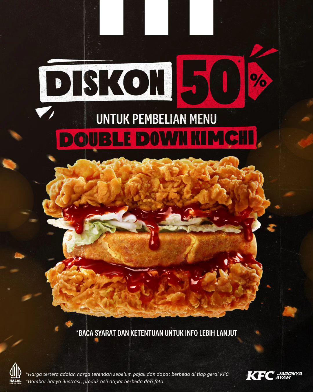 Double Down Kimchi Mulai Rp 20 Ribuan