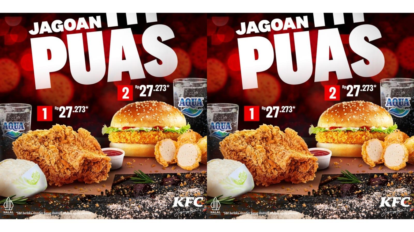 BANJIR DISKON! Promo KFC September 2023, Nikmati Lezatnya Paket Jagoan Puas Hanya Rp 27 Ribuan