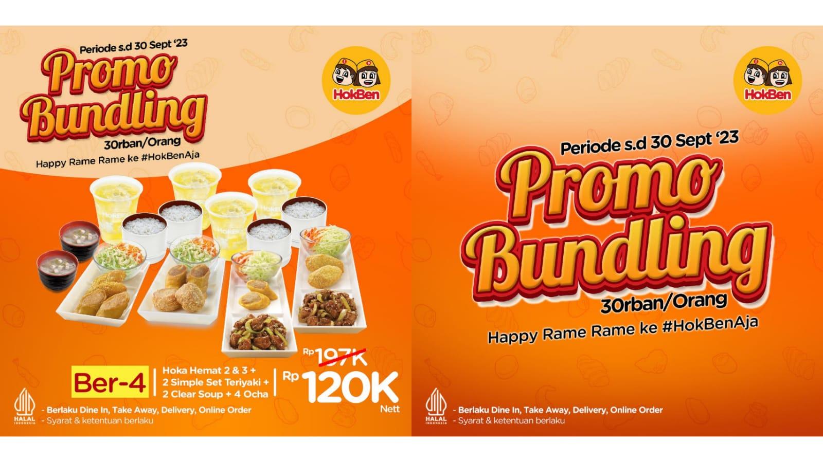 BARU! Promo HokBen September 2023, Makan Lebih Hemat dengan Paket Bundling, Mulai Rp 75 Ribuan
