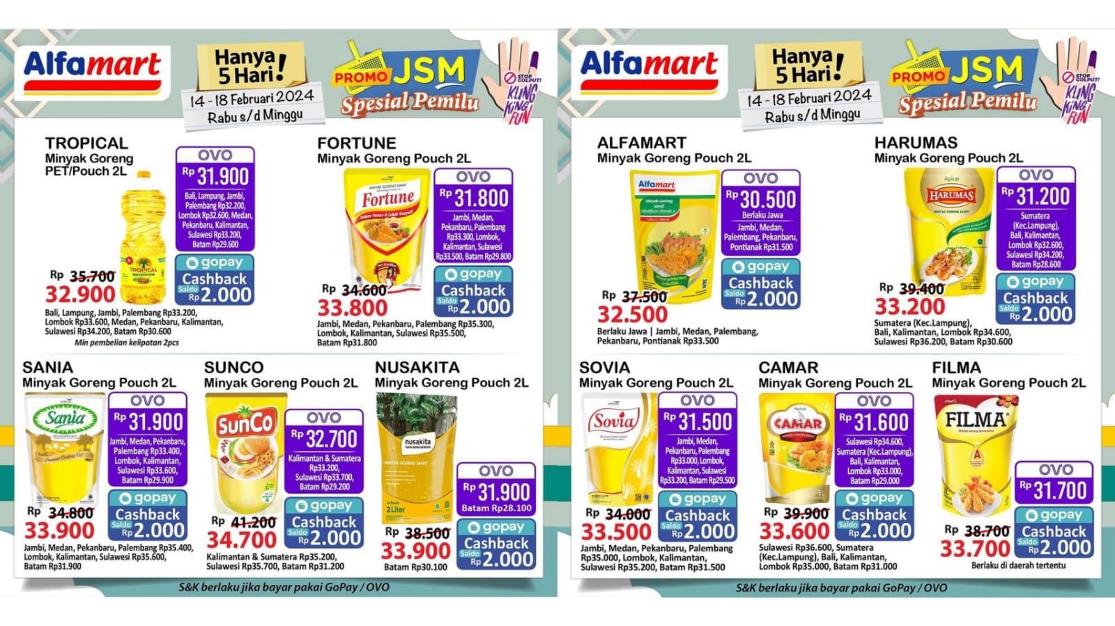BARU! Promo JSM Alfamart 16-18 Februari 2024, Sun Beras Merah Rp 7.400, Blueband Rp 9.700