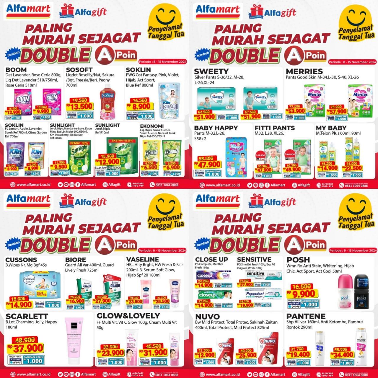 Promo Alfamart 12-15 November 2024, Cimory Fresh Milk Rp 5.900, Hanasui Serum Rp 28.900