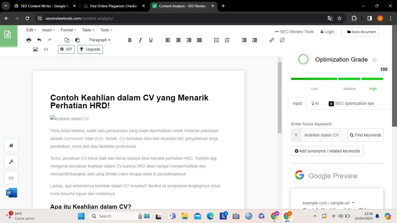 ILUSTRASI - Contoh Keahlian dalam CV yang Menarik Perhatian HRD!