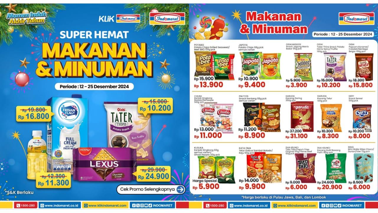 Promo Ceria Indomaret Hari Ini 18 Desember 2024, Minyak Goreng Sania Rp 37.900