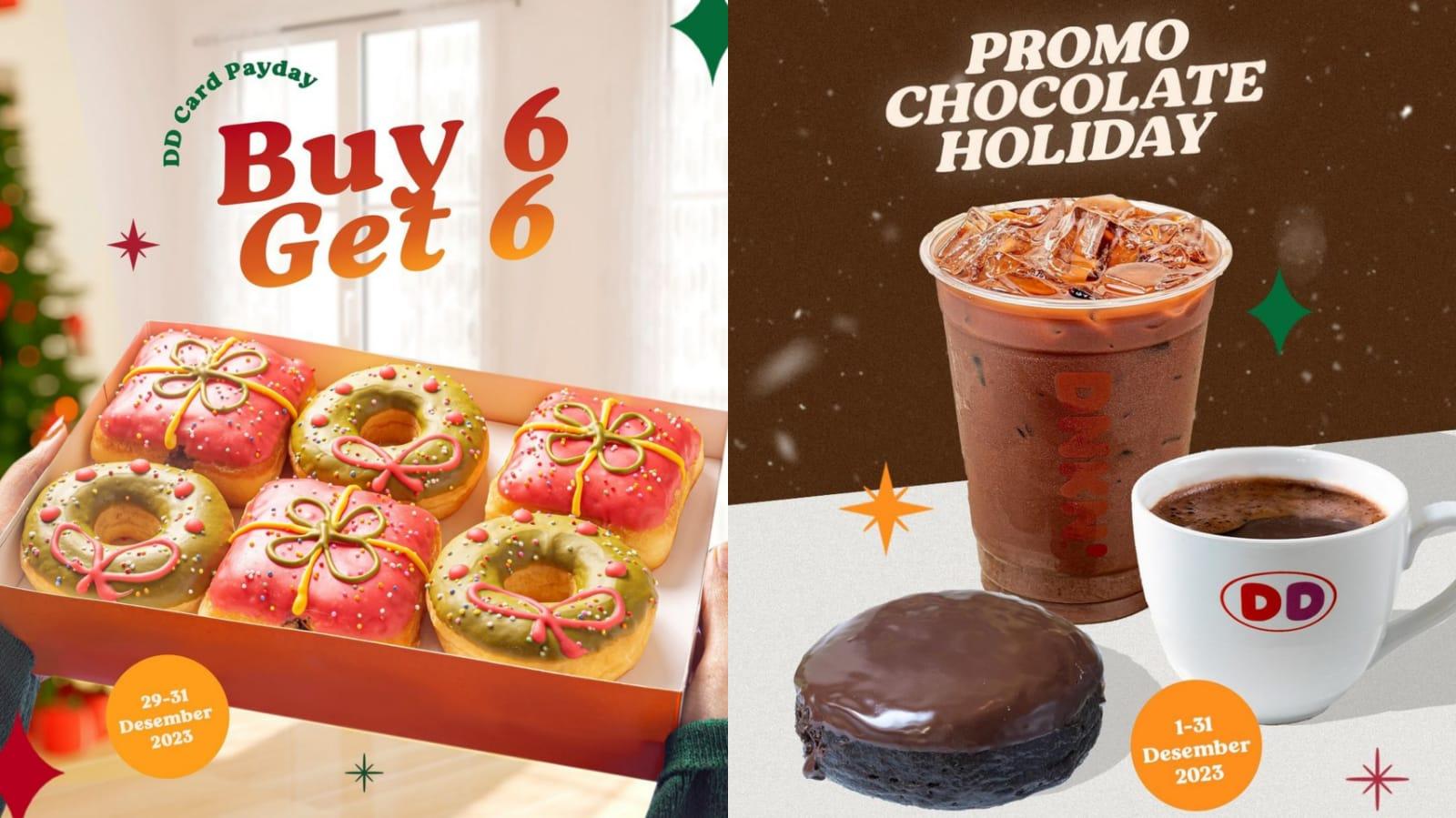 DISKON Akhir Tahun, Promo Dunkin Donuts 30-31 Desember 2023, Beli 6 Gratis 6 Donat, Ini Syaratnya