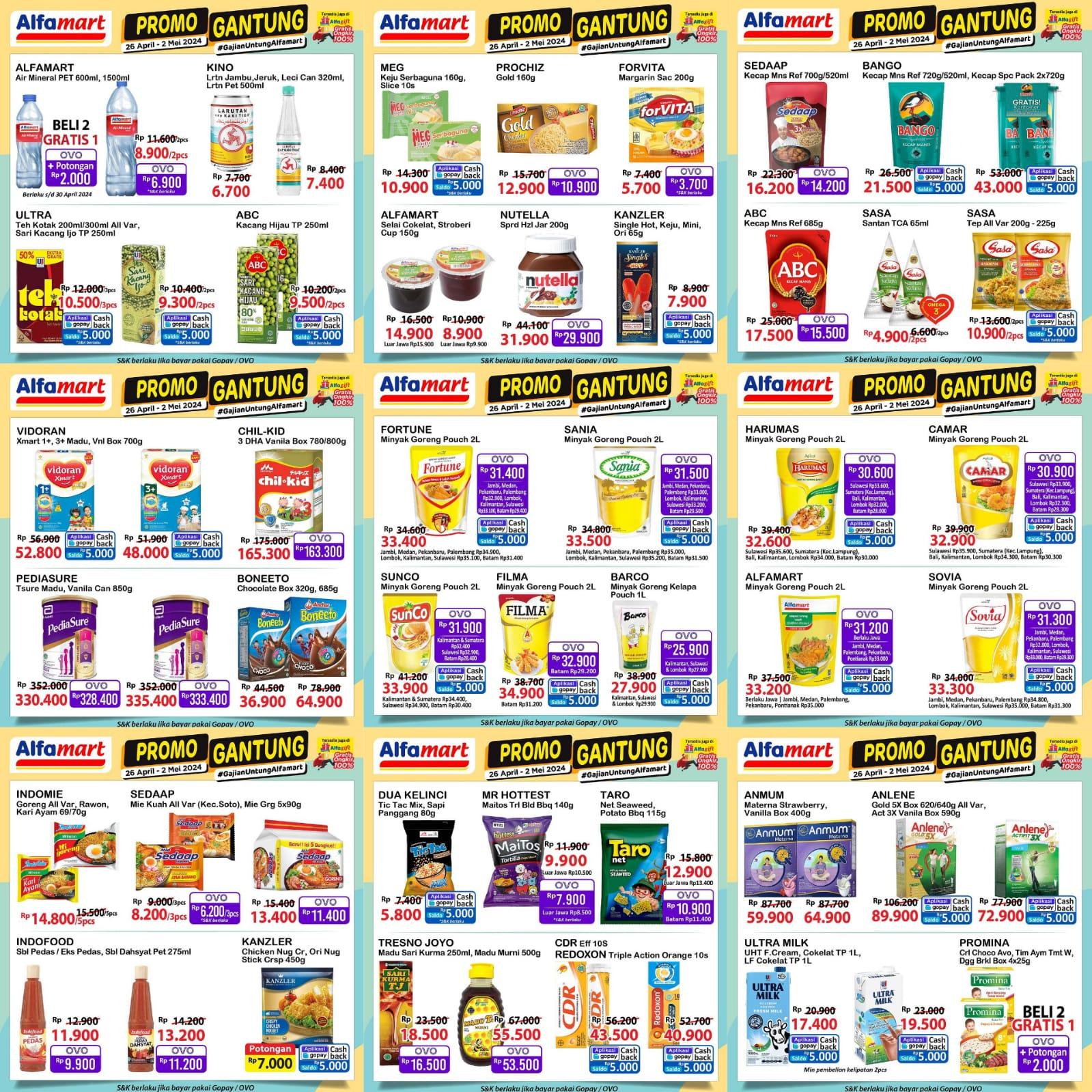 DISKON BESAR! Promo Alfamart 1-2 Mei 2024, Minyak Goreng Camar Rp 31.900, Pulpy Orange Rp 13.900
