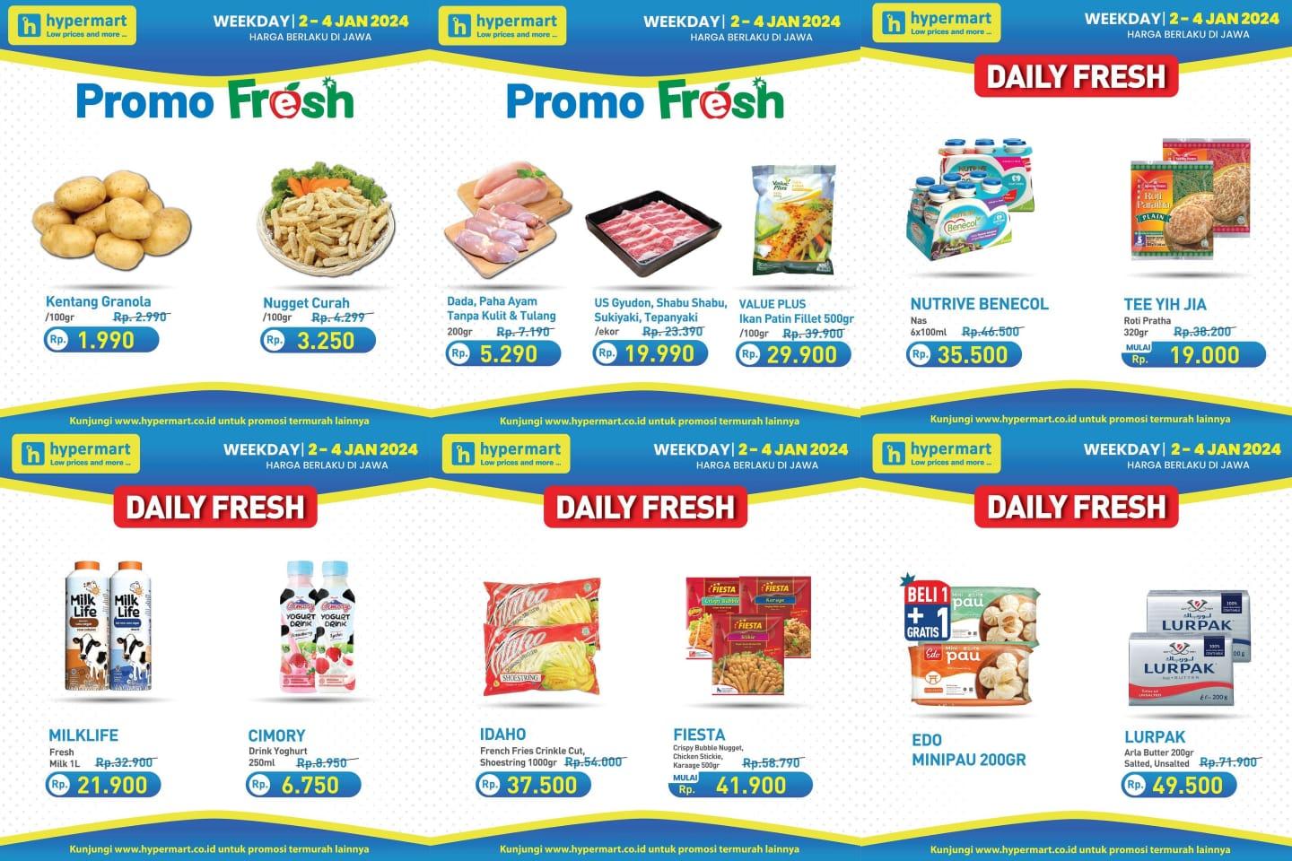 DISKON BESAR! Promo Hypermart 3-4 Januari 2024, Minyak Goreng Tropical Rp 31.490, Close Up Rp 13.890