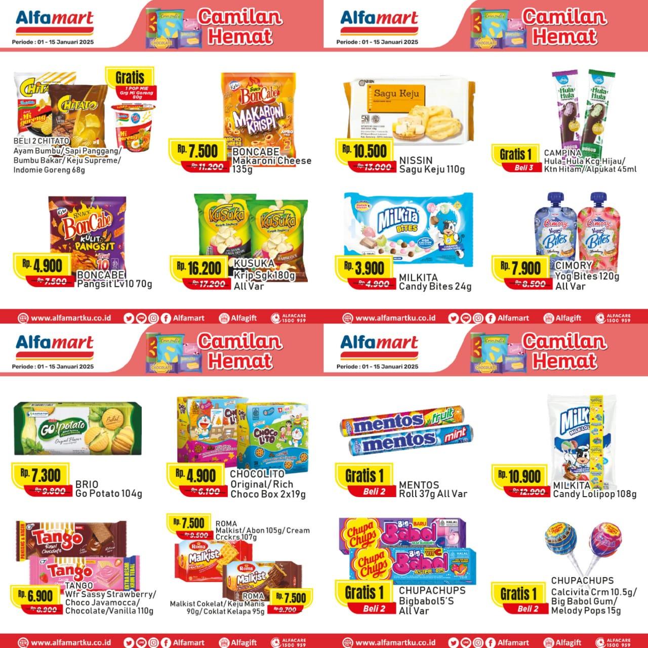 GEBYAR DISKON Alfamart 12-15 Januari 2025, Promo Roma Malkist Rp 7.500, DAIA Rp 24.900