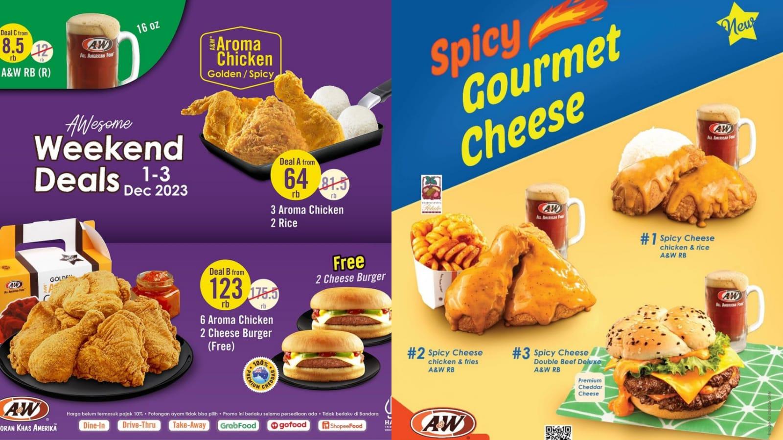 DISKON! Promo AW Restoran 3 Desember 2023, Nikmati 3 Aroma Chicken dan 2 Nasi Rp 64.000
