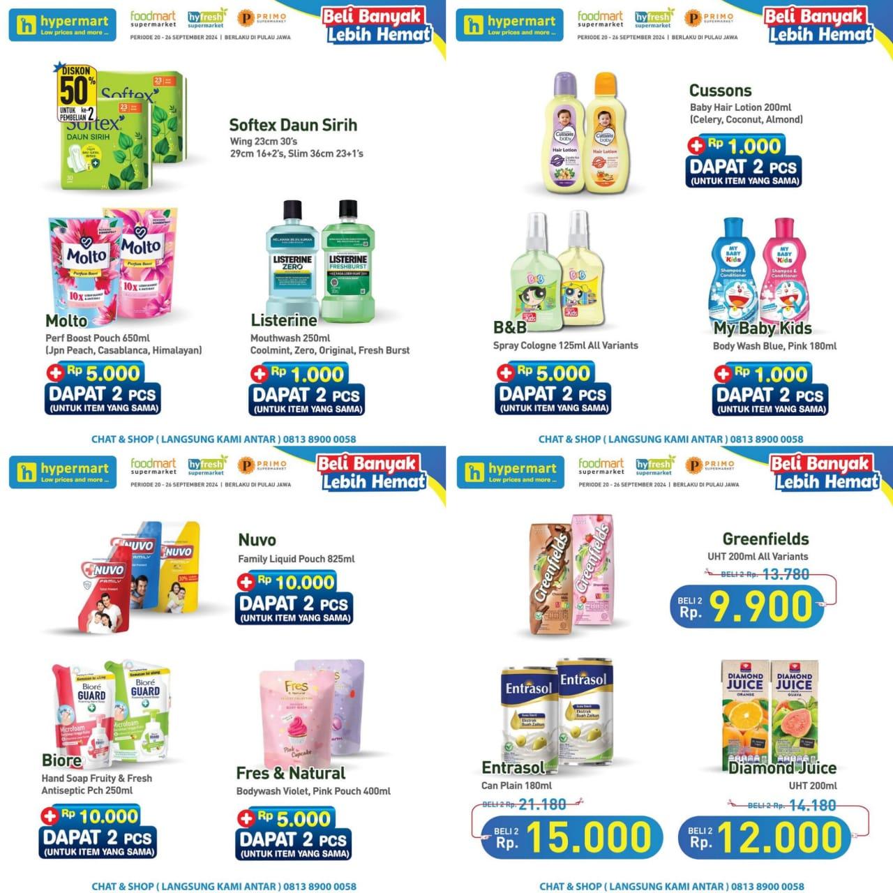 Promo Hypermart Besok 26 September 2024, Diamond Ice Cream Rp 22.900, Dove Rp 39.990