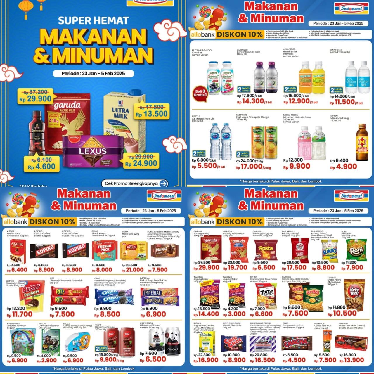 Tangkapan layar instagram Indomaret, Senin 3 Februari 2025 - GEBYAR Promo Indomaret 3-5 Februari 2025, Minyak Goreng Sania Rp 38.400, Silver Queen Rp 21.900