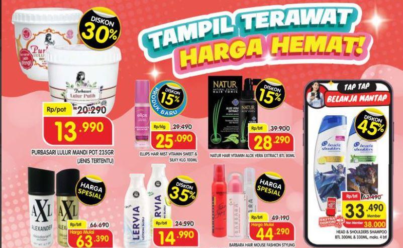 HARGA Sabun Sampo Skincare di Superindo Alfamart 18-19 Februari 2024: Head&Shoulders Disc 45 Persen