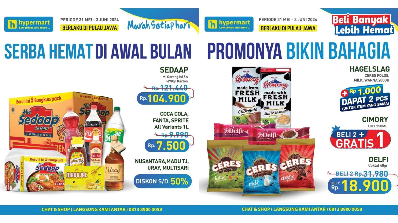 HARGA Terjangkau! Promo Hypermart 2-3 Juni 2024, Minyak Goreng Filma Rp 32.490, Marina Diskon