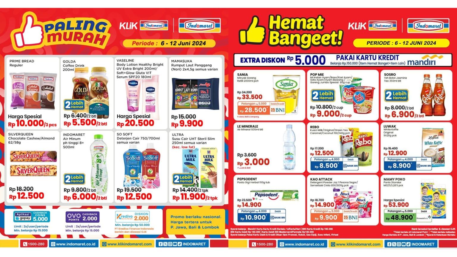 TERJANGKAU! Promo Indomaret 10-12 Juni 2024, Minyak Goreng Filma Rp 34.500, Pepsodent Rp 14.900