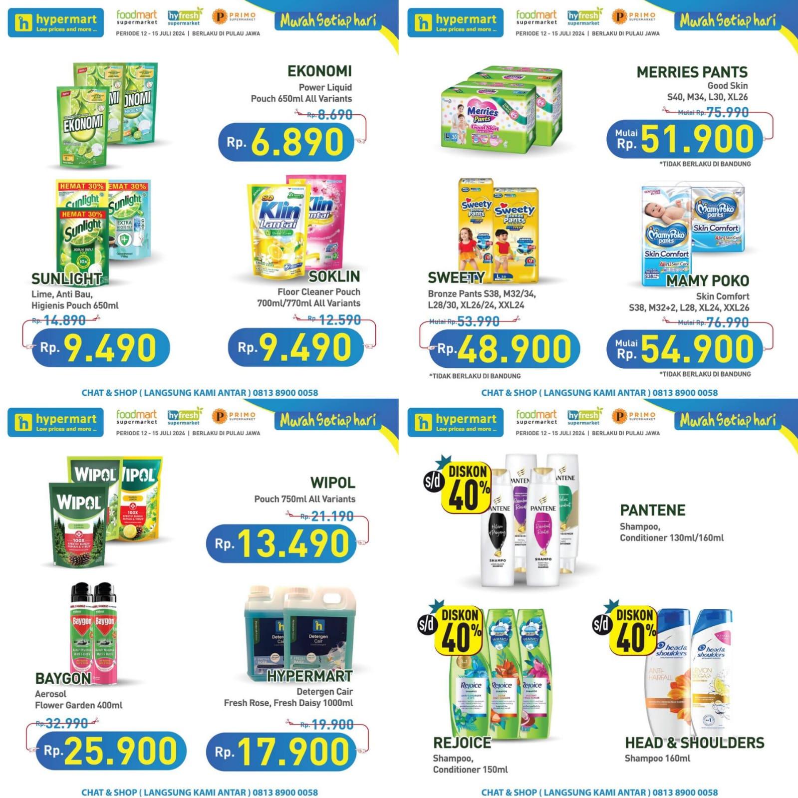 HEMAT! PROMO Hypermart 13-15 Juli 2024, Mamy Poko Rp 54.900, Baygon Rp 25.900