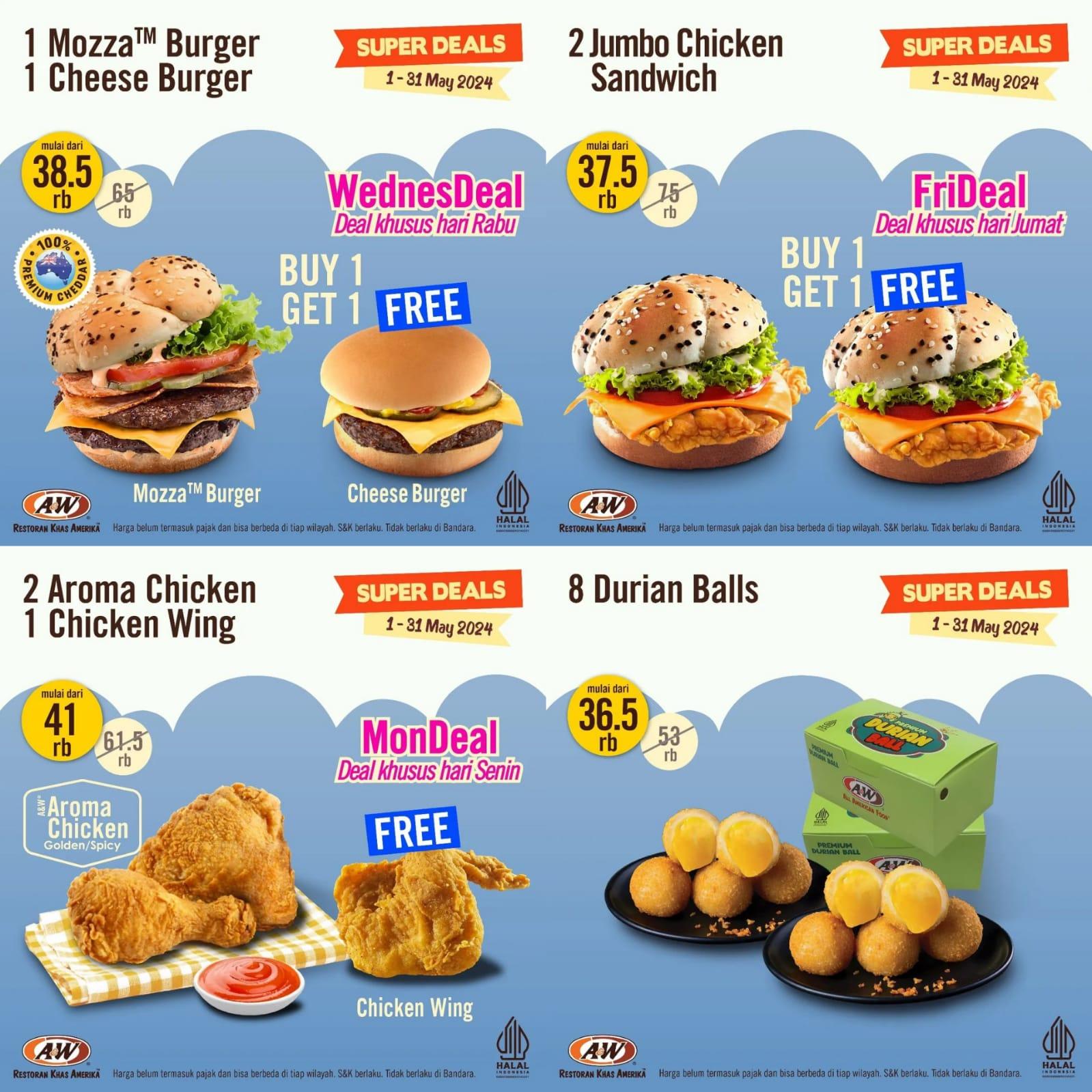 MAKIN HEMAT! Promo AW Restoran 26-31 Mei 2024, Dapatkan Camilan Lezat 8 Chicken Chunks Rp 36.500