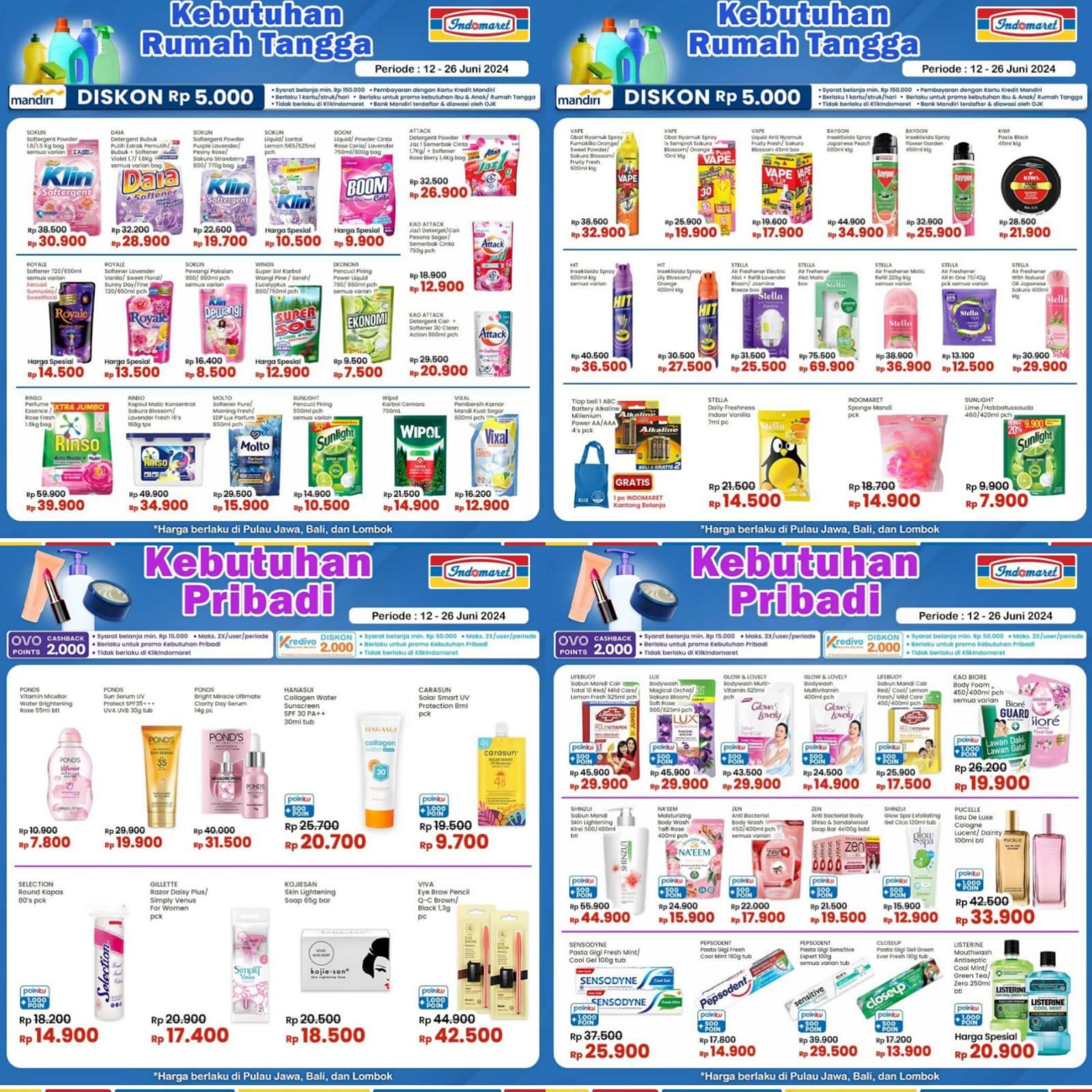 DISKON! Promo JSM Indomaret Besok 23 Juni 2024, Minyak Goreng Filma 2L Rp 33.900, Tango Rp 15.000