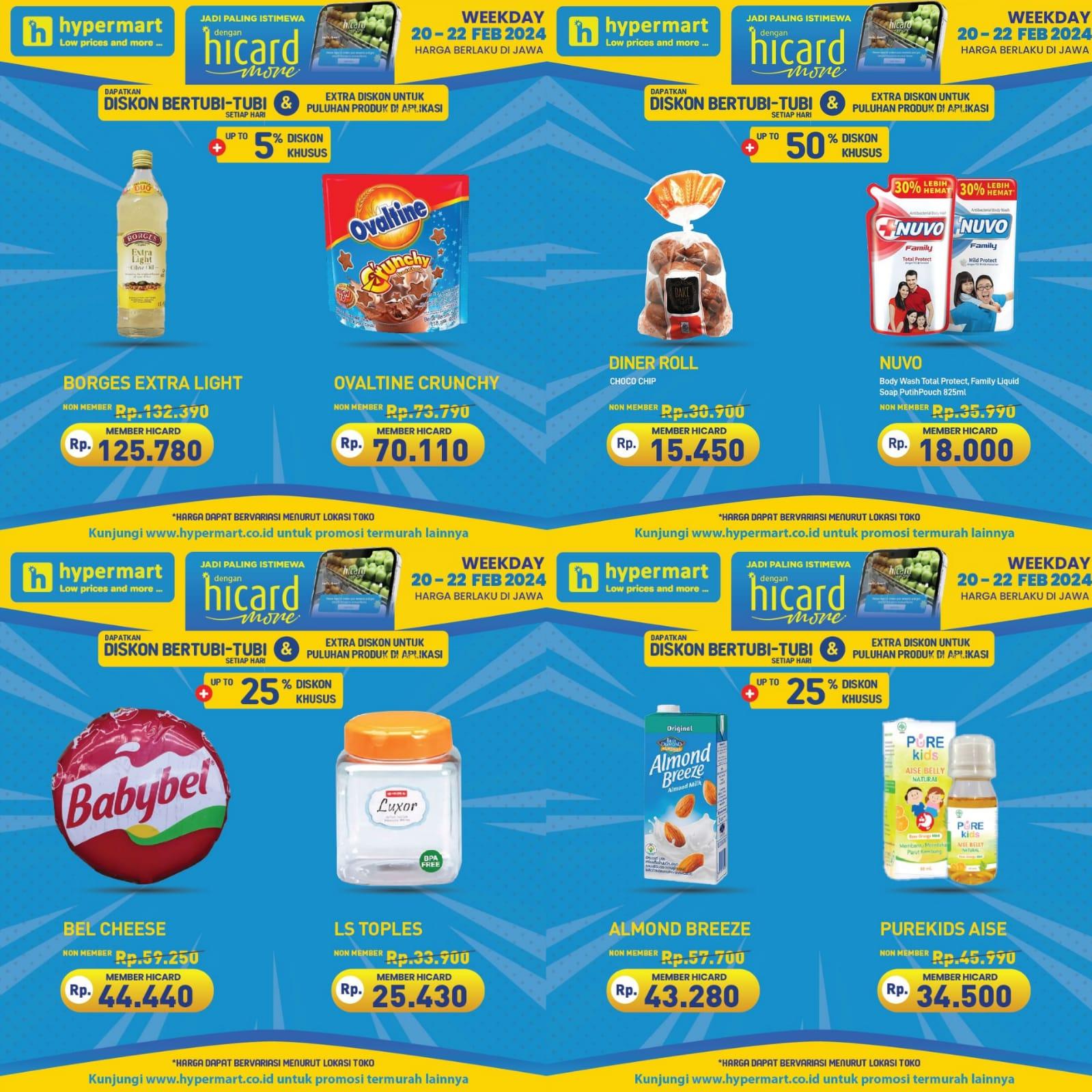 PROMO Hypermart 21-22 Februari 2024, Rinso Molto Rp 17.490, ABC Special Grade Rp 19.900