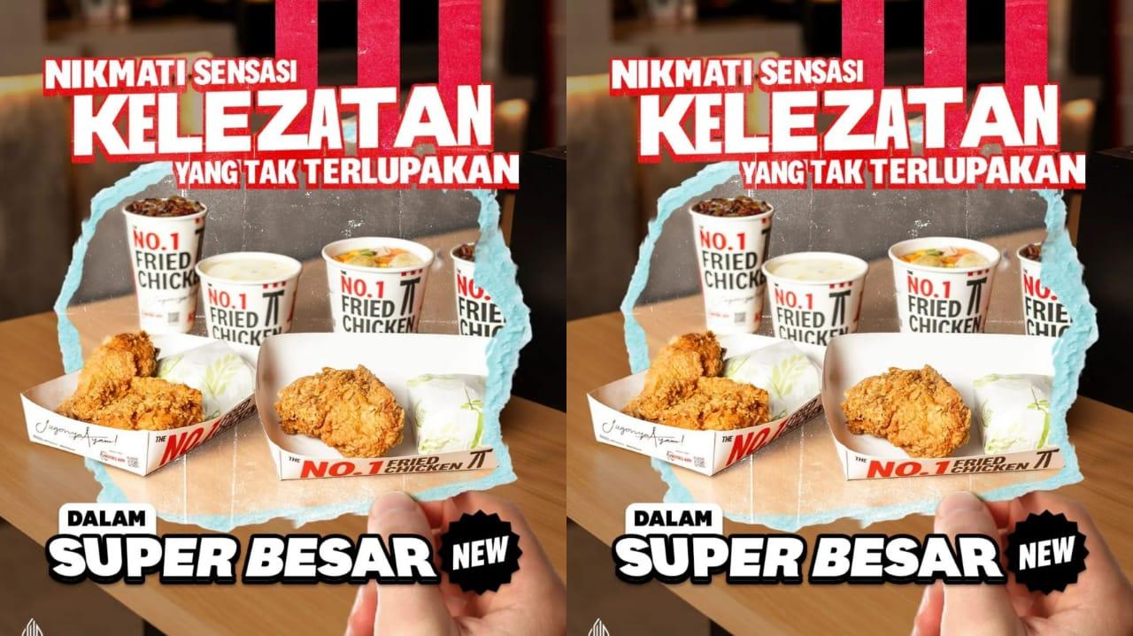 SEMARAK Promo KFC 10-30 Juni 2024, Dapatkan Paket Super Besar New Plus 1 Side Tambahan Rp 39 Ribuan