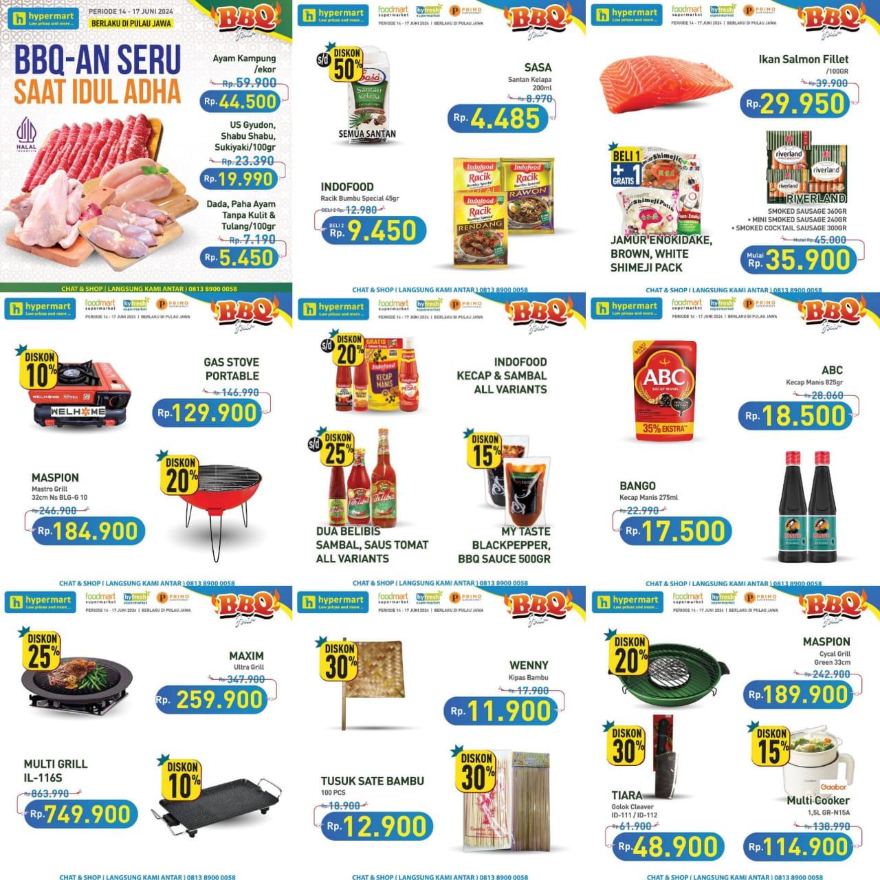SAMBUT Idul Adha! Promo Hypermart 16-17 Juni 2024, Kecap Manis Bango Rp 17.500, Blue Band Rp 7.990