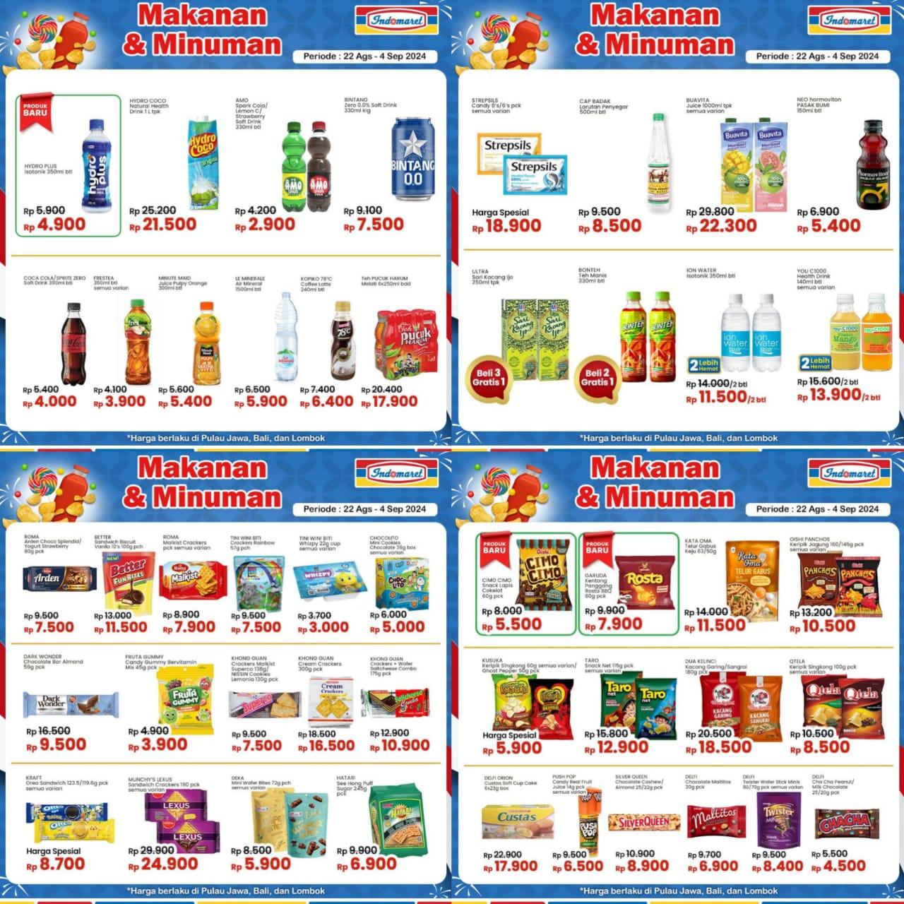Promo Minyak Goreng Indomaret 1-4 September 2024, Harumas Rp 32.900, Fortune Rp 33.700
