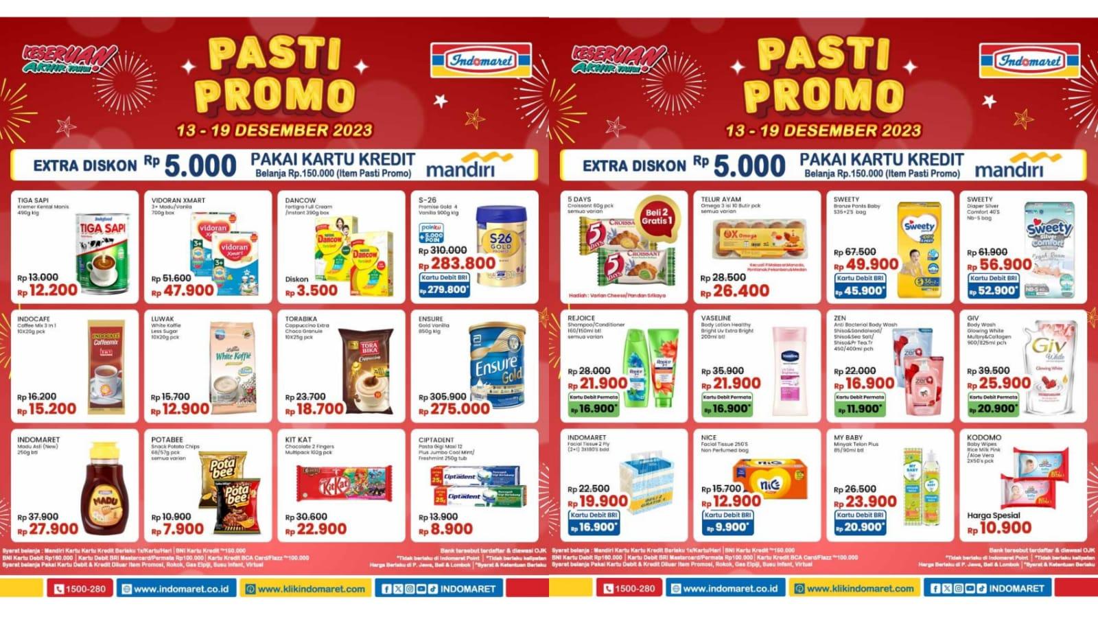 NEW! Promo JSM Indomaret 15-17 Desember 2023, Downy Rp 19.900, Minyak Goreng Bimoli Rp 33.900