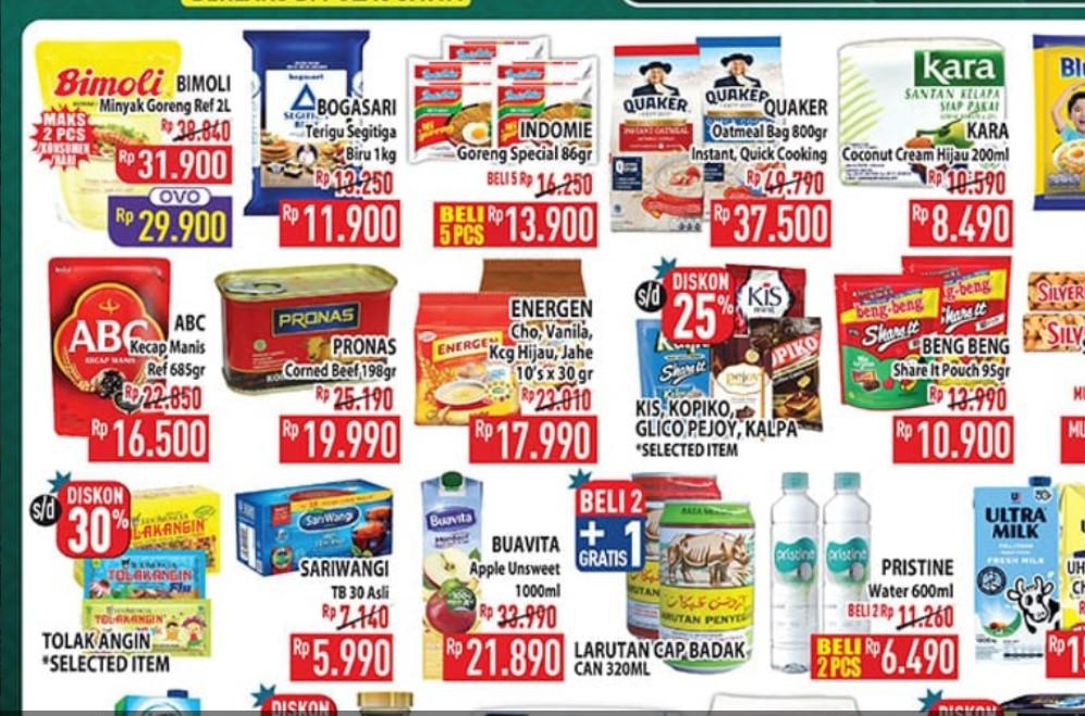 IRIT! Promo JSM Hypermart Hari Ini 10 Maret 2024, Minyak Goreng Bimoli Rp 30.900, Nutella Rp 32.490