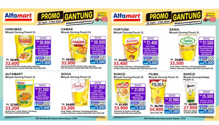 Katalog Promo JSM Alfamart hingga 2 Mei 2024.