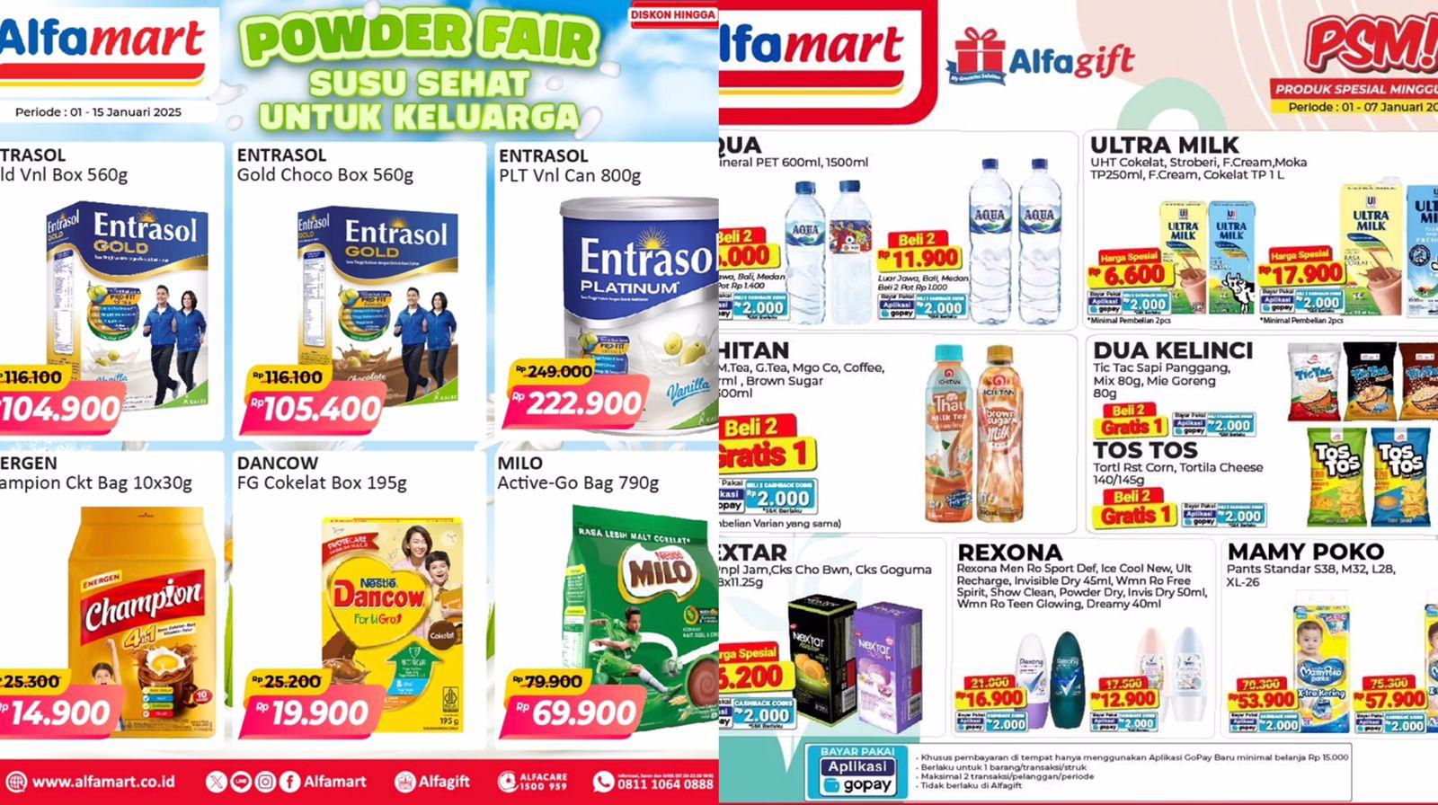 GEBYAR DISKON Alfamart 12-15 Januari 2025, Promo Roma Malkist Rp 7.500, DAIA Rp 24.900