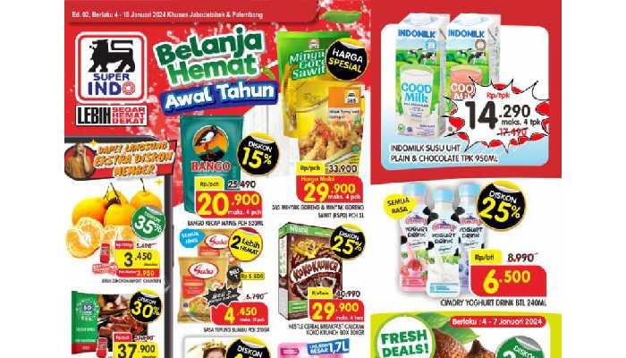 Katalog Promo Superindo 8-10 Januari 2024.