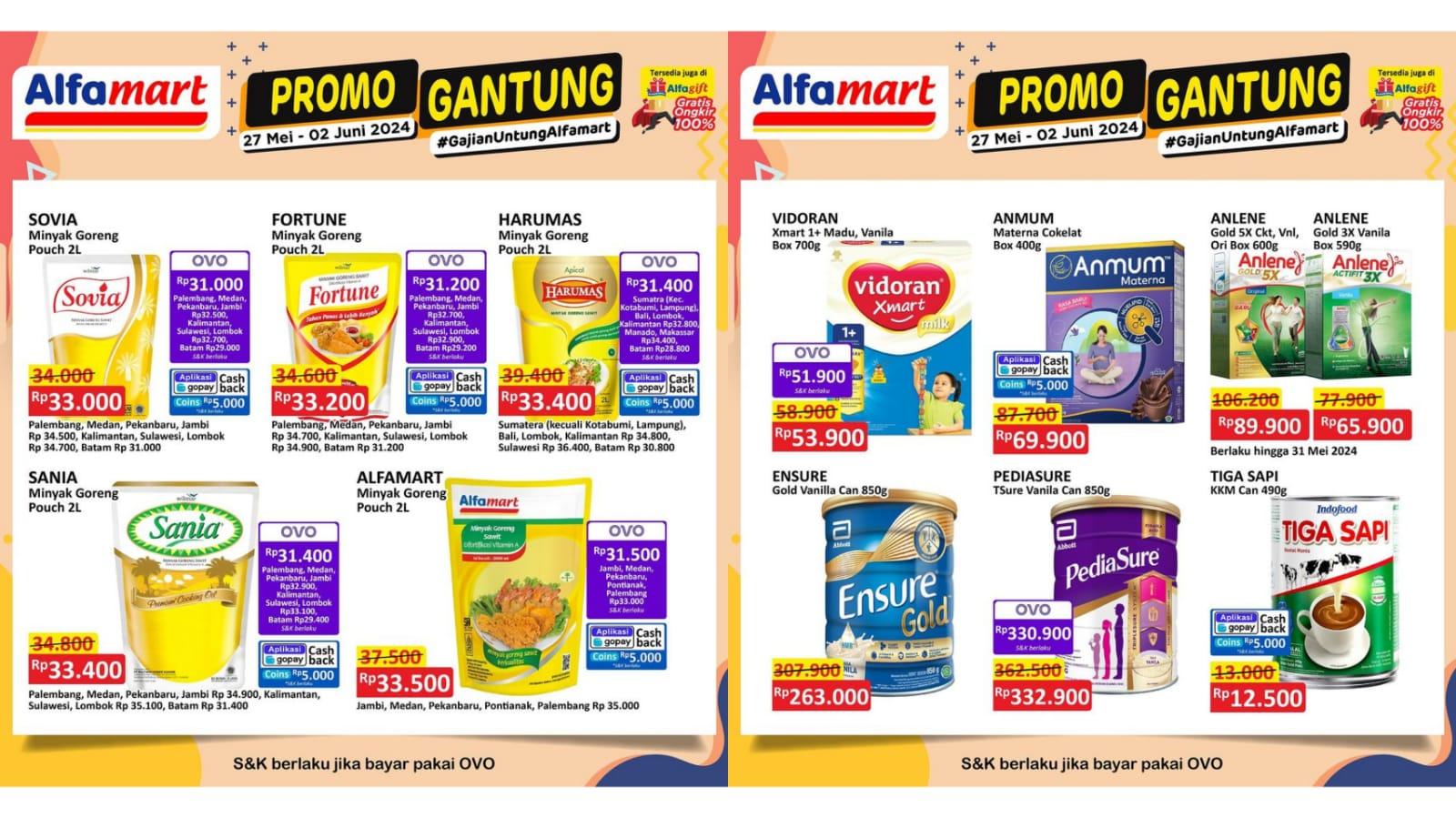 LAST! Promo Alfamart Hari Ini 2 Juni 2024, Minyak Goreng Sovia Rp 31.000, Silver Queen Rp 7.500