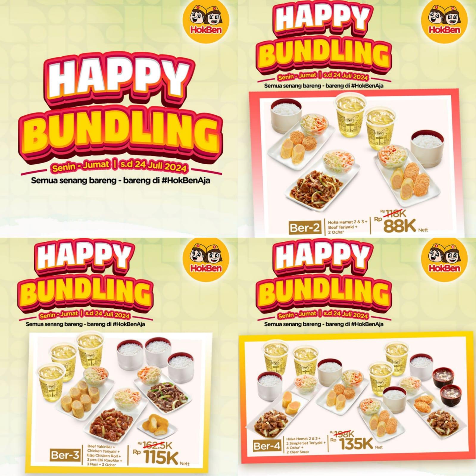 LEBIH HEMAT! Promo HokBen 3-24 Juli 2024, Hoka Hemat 2 dan 3 + Beef Teriyaki + 2 Ocha Rp 88 Ribu