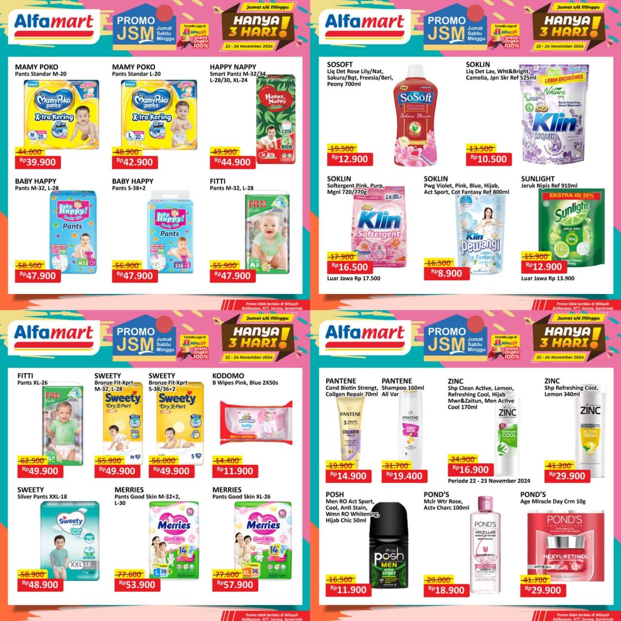 Promo JSM Alfamart Hari Ini 24 November 2024, Minyak Goreng Sania Rp 36.900, Pocky Rp 7.500