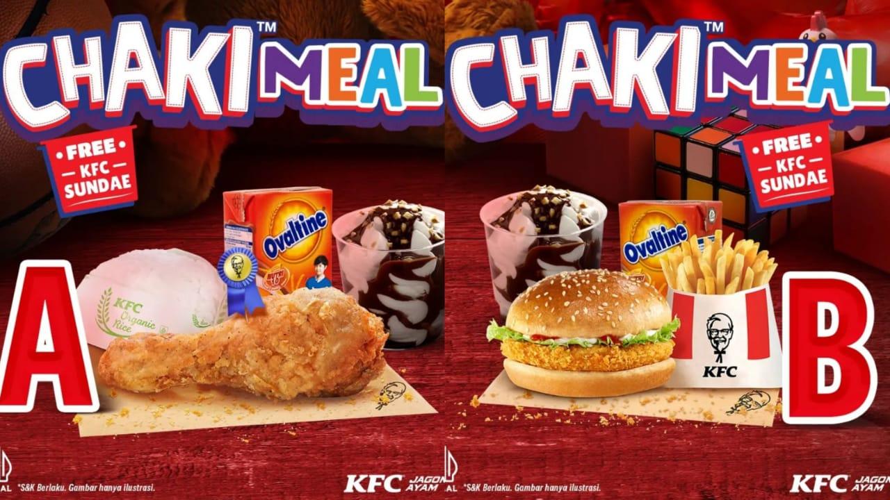 PASTI HEMAT! Promo KFC 17-31 Agustus 2024, 1 Crispy Chicken + Rice + Ovaltine + Sundae Rp 33 Ribu