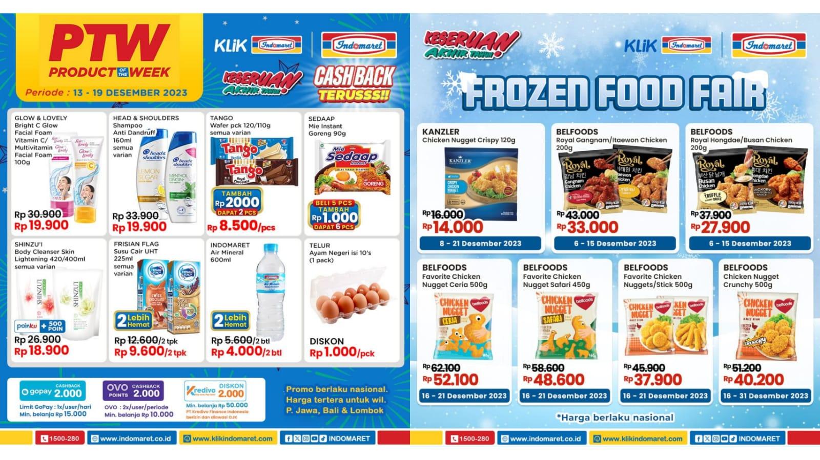 NEW! Promo JSM Indomaret 15-17 Desember 2023, Downy Rp 19.900, Minyak Goreng Bimoli Rp 33.900