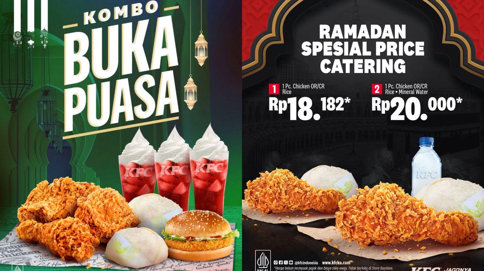 Ramadan! Promo KFC 11-14 Maret 2025, 3 Chicken + 2 Rice + 1 Crispy Burger + 3 Fanta Float Rp 90 Ribu