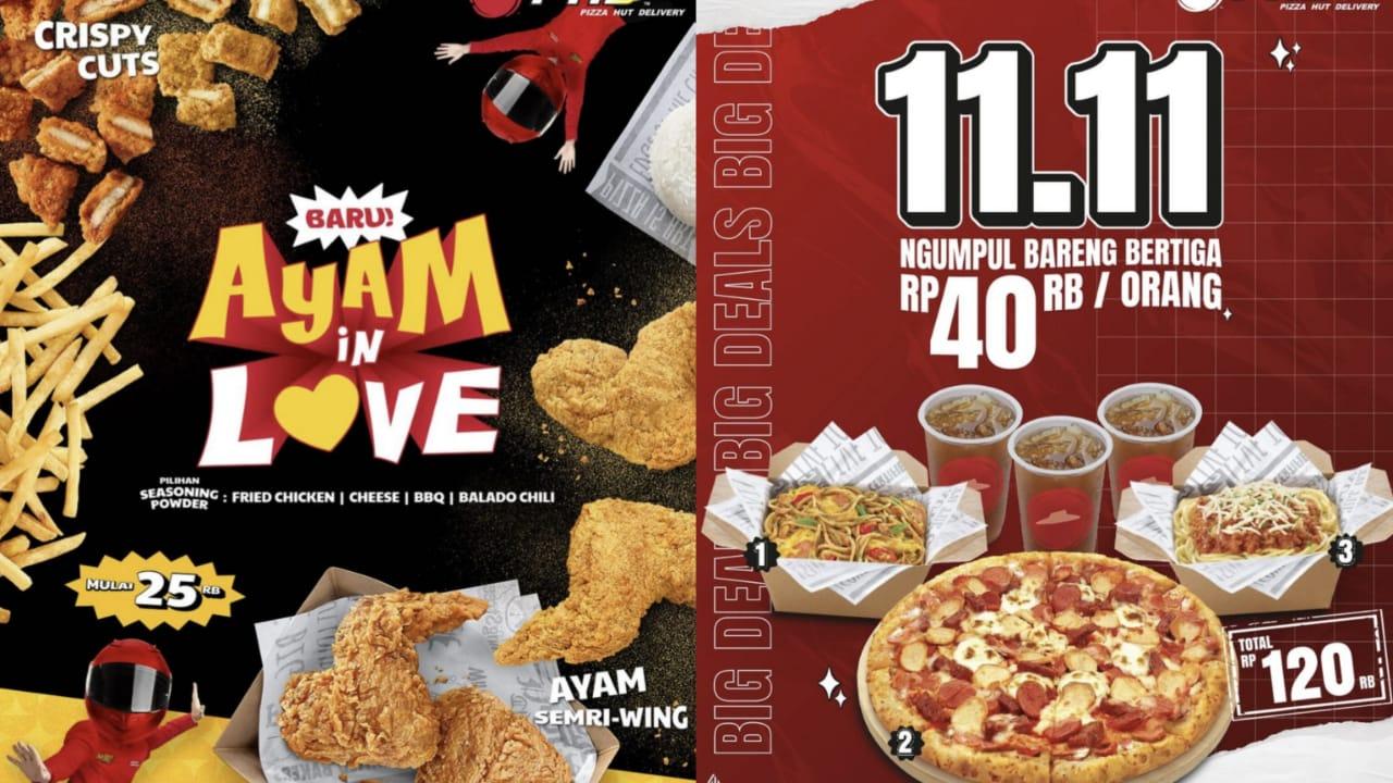 PROMO Pizza Hut Delivery 12-13 November 2024, Nikmati Paket Tanggal Kembar 11.11 Rp 120 Ribuan