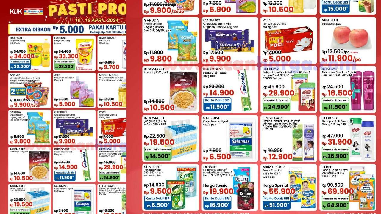 PROMO Weekend di Indomaret 14-15 April 2024 Serba MURAH: Salonpas Rp6.500 Mamy Poko Rp55.900