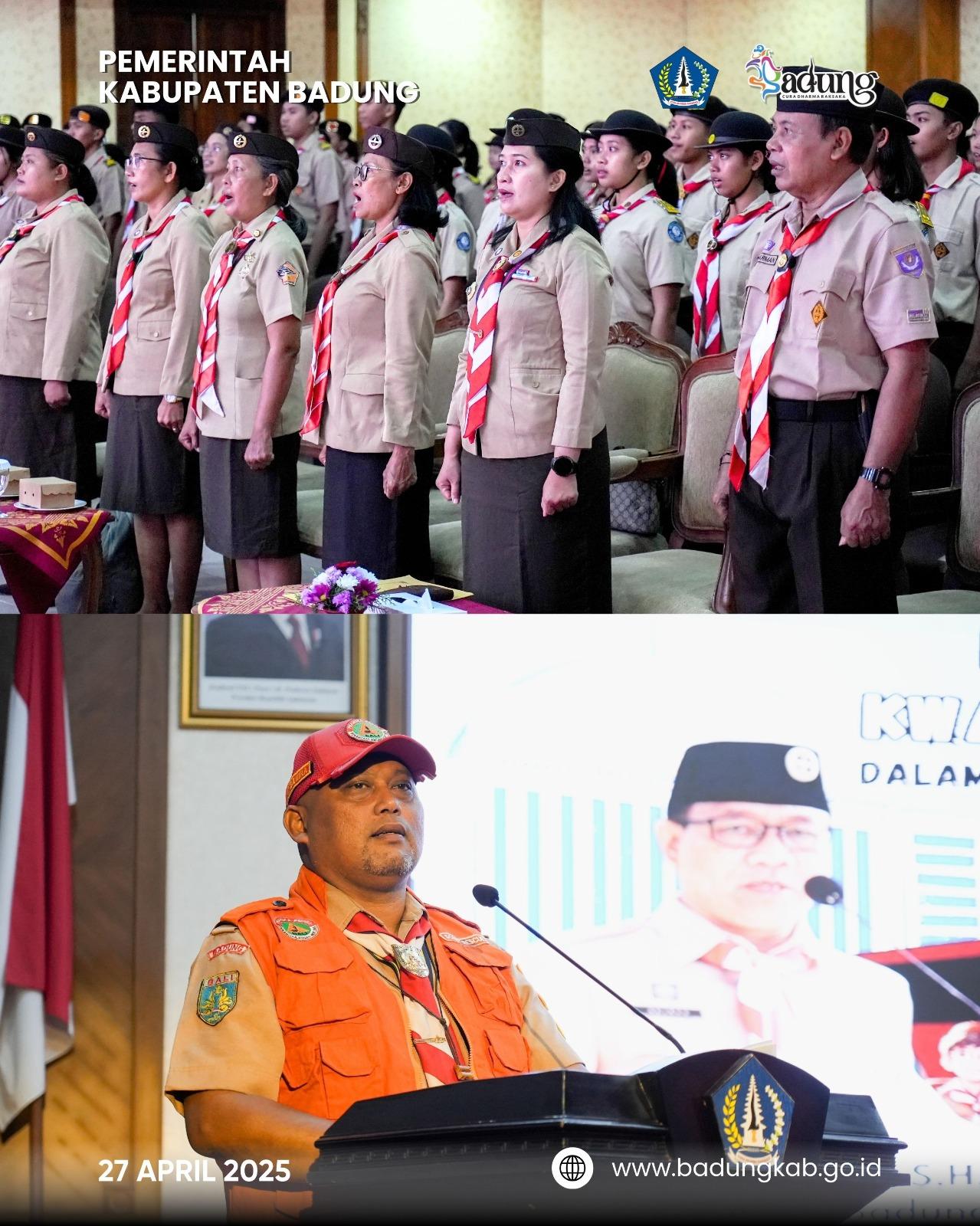 Penutupan Karya Bakti Kwarcab Badung pada Minggu 27 April 2025. Kwarcab Badung Bali Resmi Tutup Karya Bakti Pramuka Hari Raya Nyepi dan Idul Fitri 2025