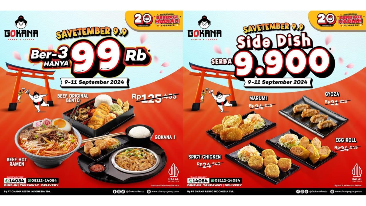 Promo AKBAR Gokana 9-11 September 2024, Makan Puas dan Hemat Bertiga Hanya Rp 99 Ribu