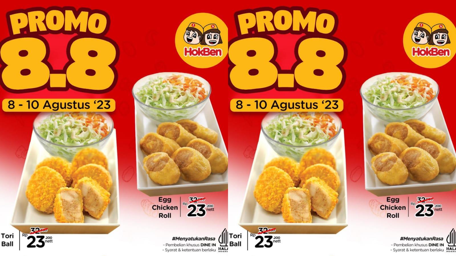 LEBIH HEMAT! Promo HokBen Hari Ini 10 Agustus 2023, Nikmati Diskon Untuk Paket A + D + 2 Ocha