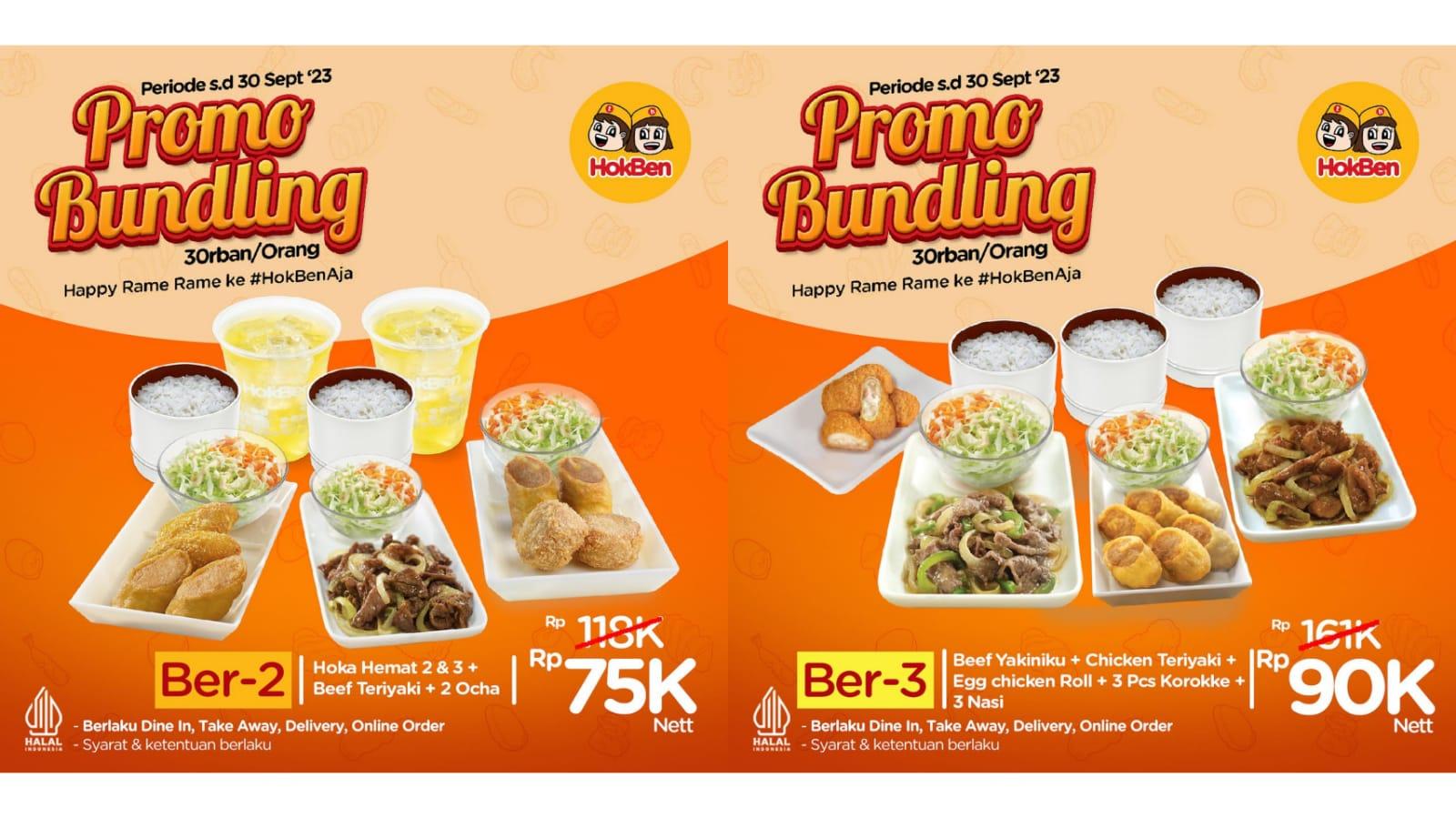BARU! Promo HokBen September 2023, Makan Lebih Hemat dengan Paket Bundling, Mulai Rp 75 Ribuan