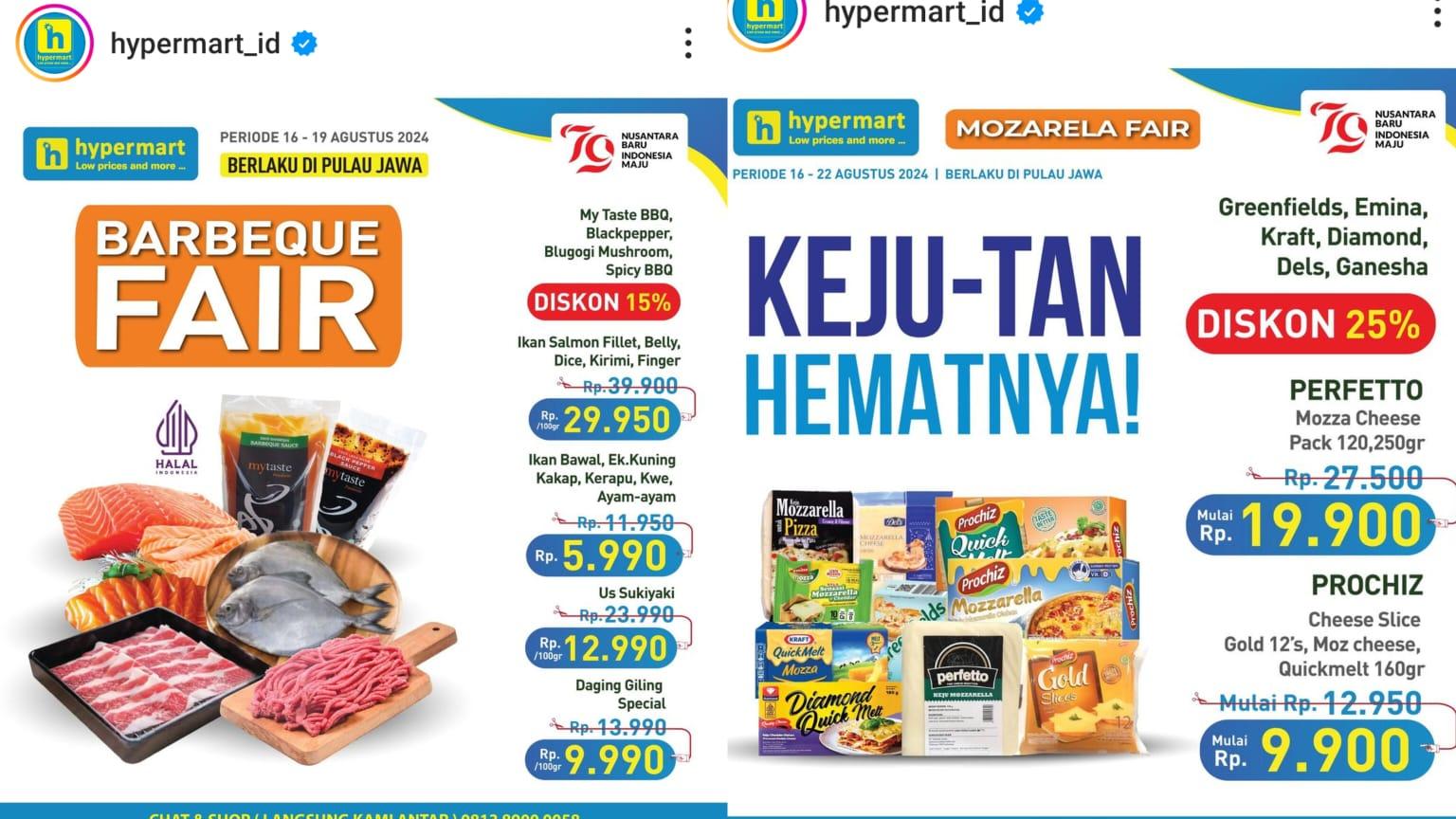 Promo Hypermart 18 - 22 Agustus 2024, Walls Ice Cream Rp 23.900, Milo 3in1 Rp 59.990
