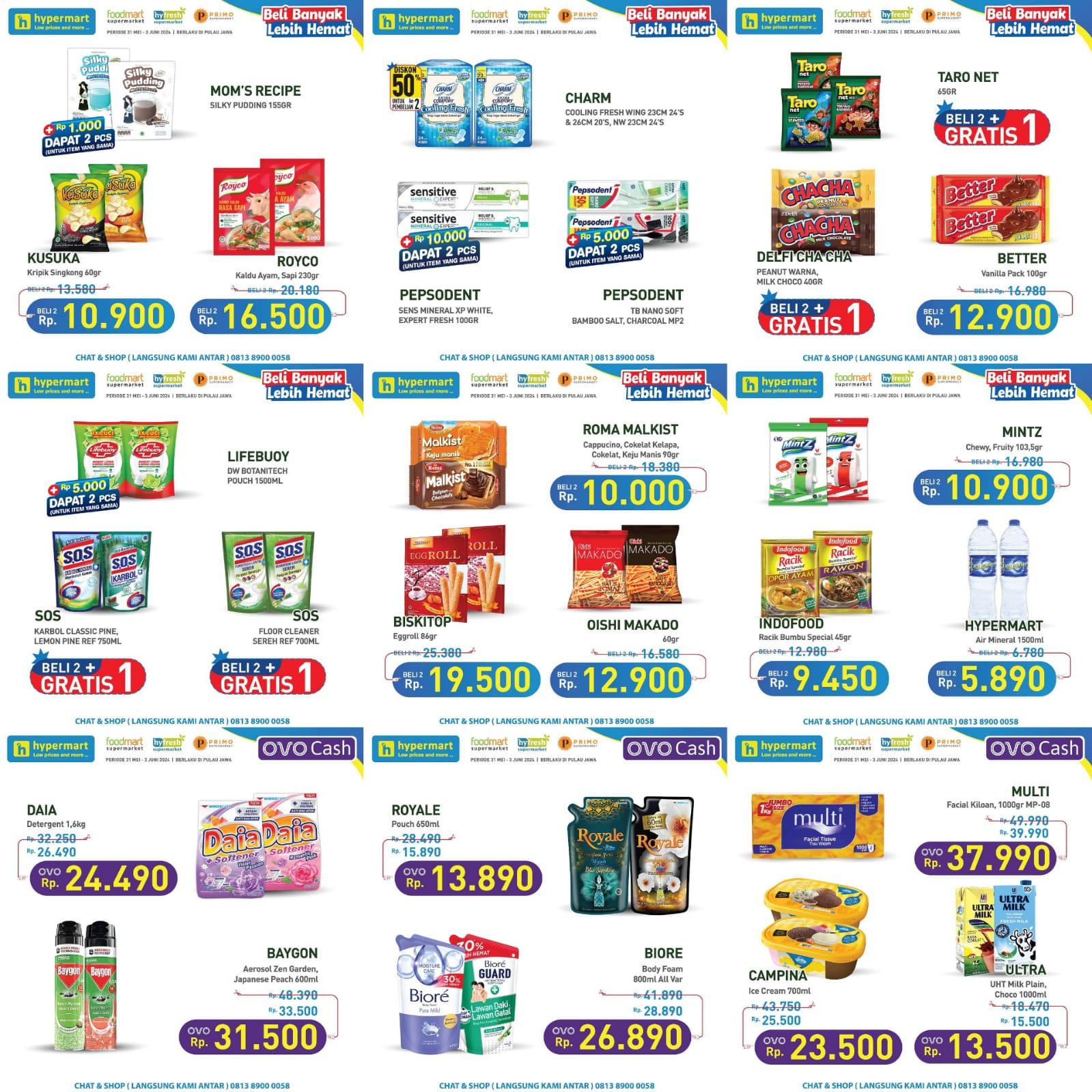 HARGA Terjangkau! Promo Hypermart 2-3 Juni 2024, Minyak Goreng Filma Rp 32.490, Marina Diskon