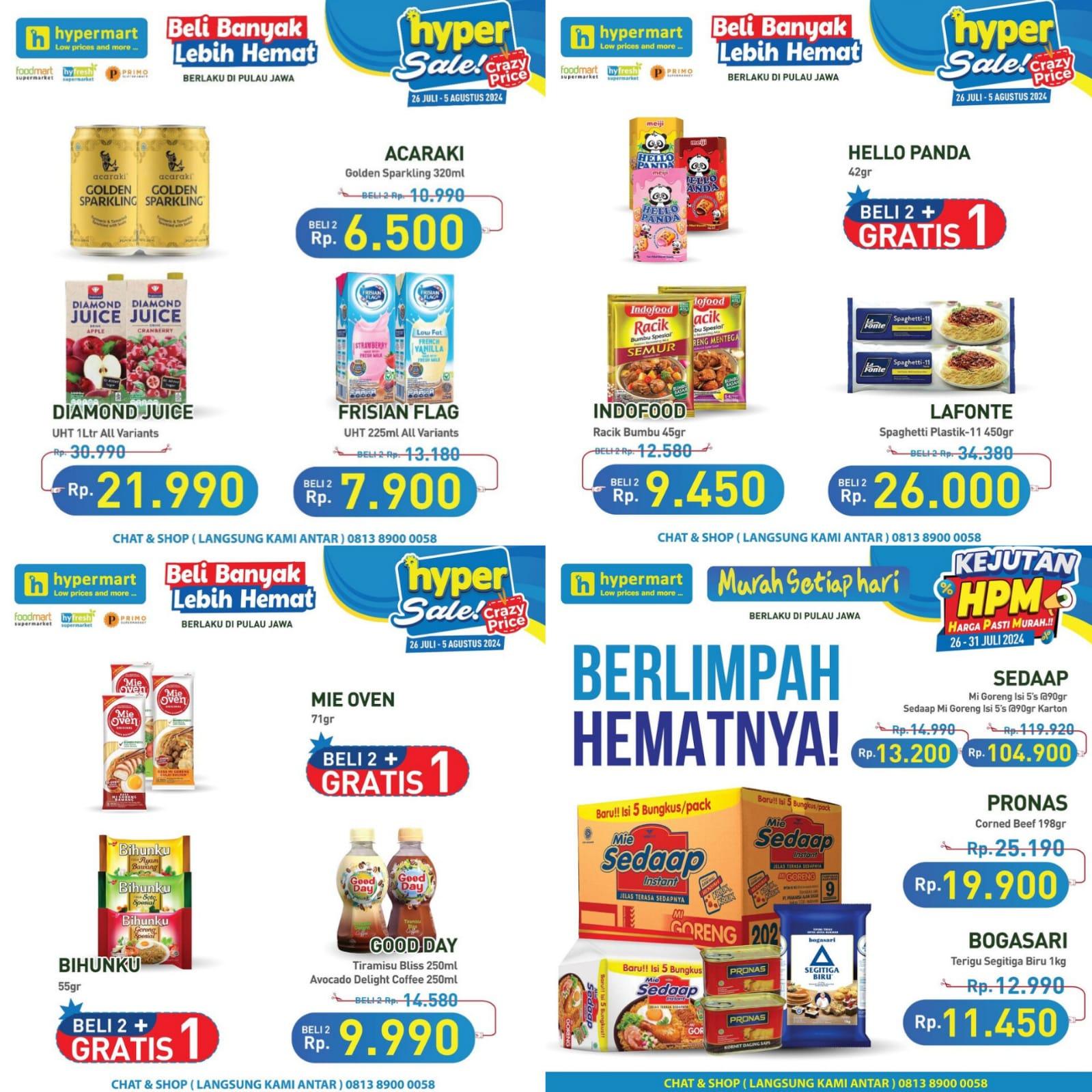 LEBIH IRIT! Promo Hypermart 29 - 31 Juli 2024, Jungle Juice Rp 29.950, Sunco Minyak Goreng Rp 31.100
