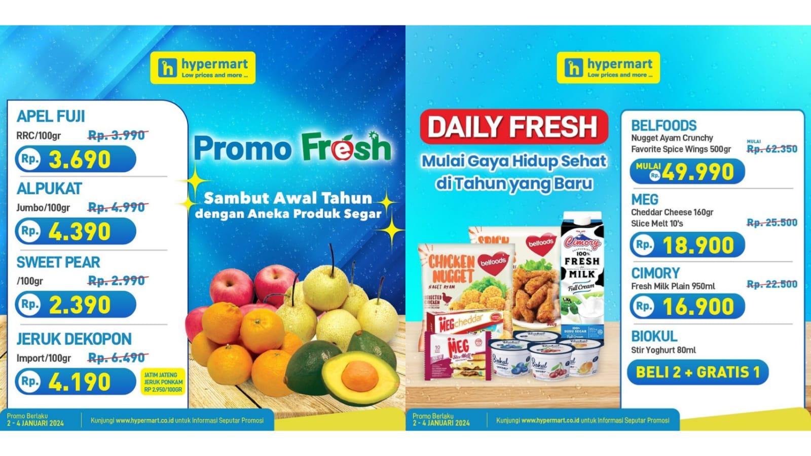 DISKON BESAR! Promo Hypermart 3-4 Januari 2024, Minyak Goreng Tropical Rp 31.490, Close Up Rp 13.890