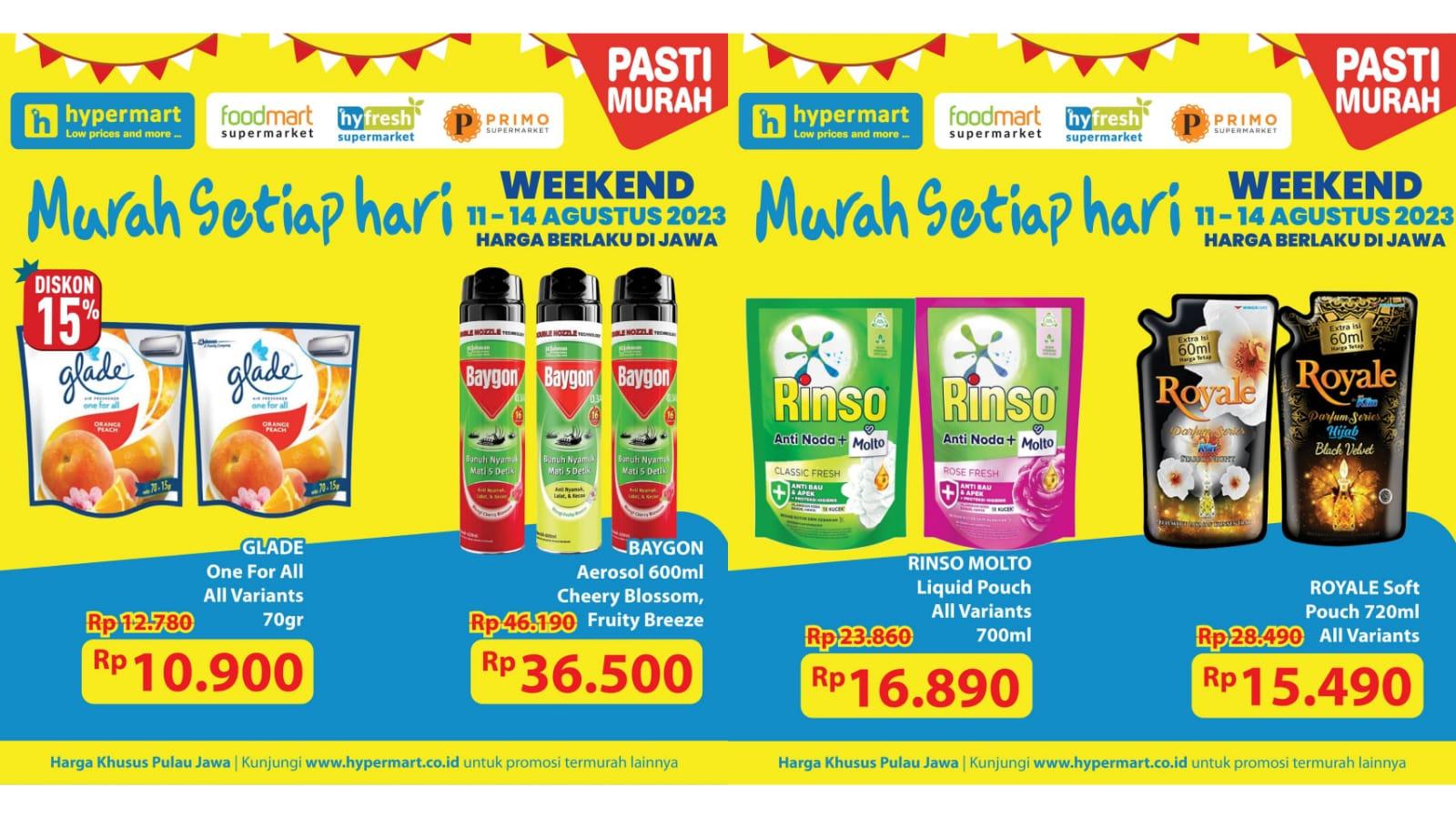 MURAH! Promo Hypermart Hari Ini 14 Agustus 2023, Kecap Manis ABC Rp 16.500, Close Up Rp 19.890