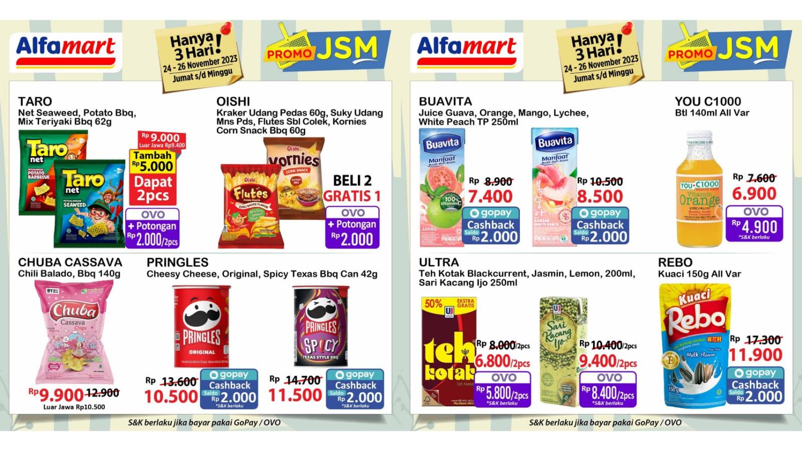 NEW! Promo JSM Alfamart 24-26 November 2023, Minyak Goreng Camar Rp 30.500, Lifebuoy Rp 18.500