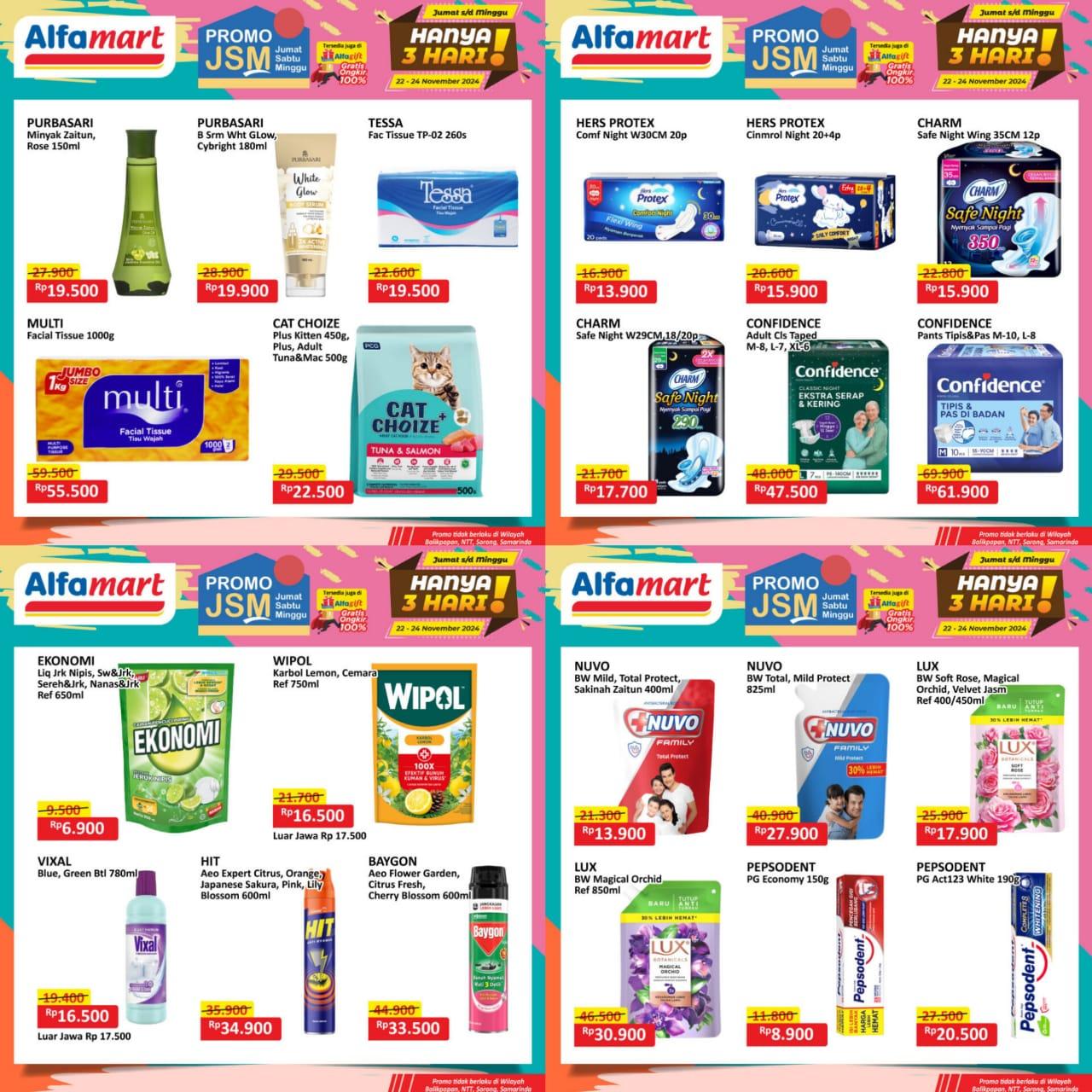 Promo JSM Alfamart Hari Ini 24 November 2024, Minyak Goreng Sania Rp 36.900, Pocky Rp 7.500