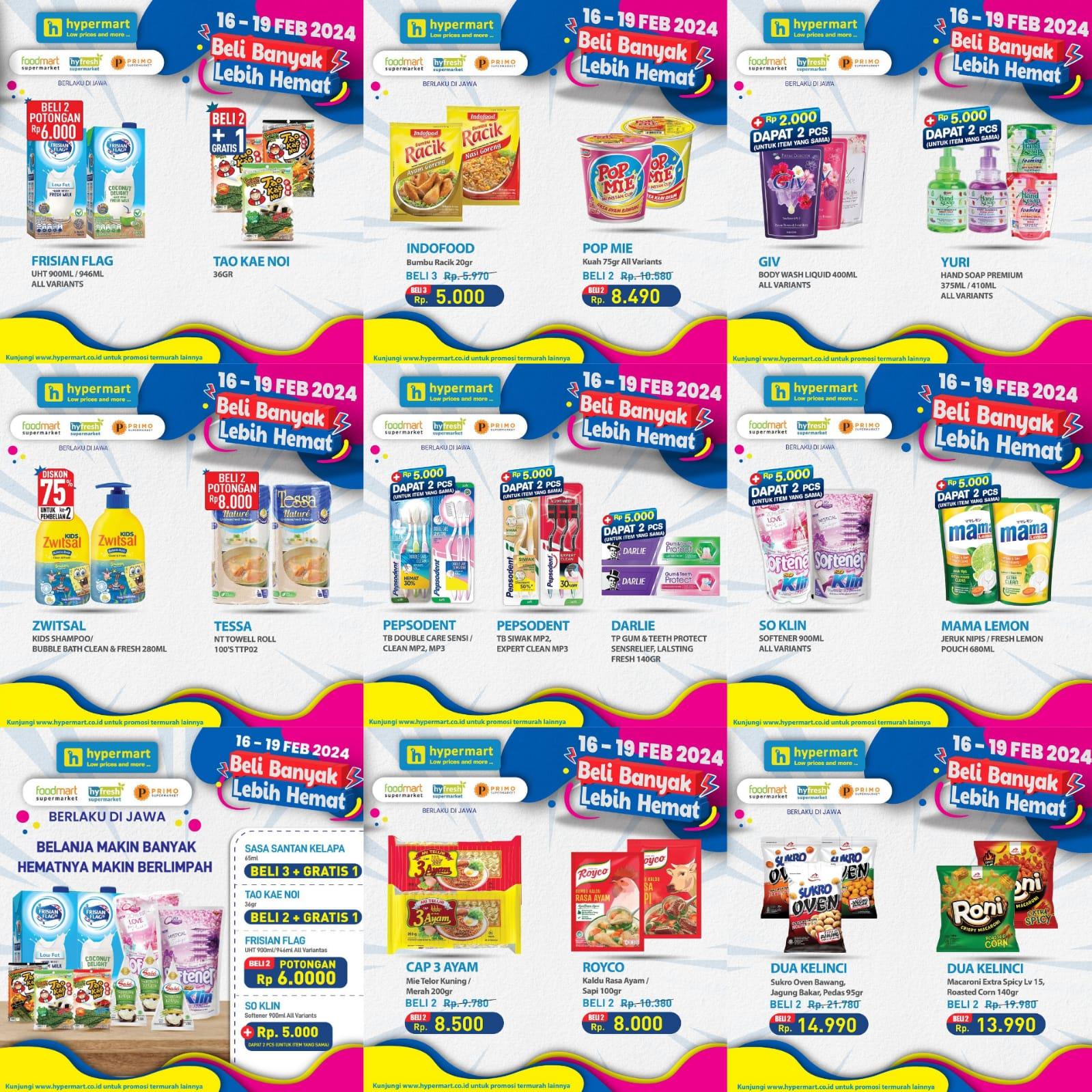 Promo JSM Hypermart 16-18 Februari 2024, Minyak Goreng Tropical Rp 31.490, Lux Bodywash Rp 27.790