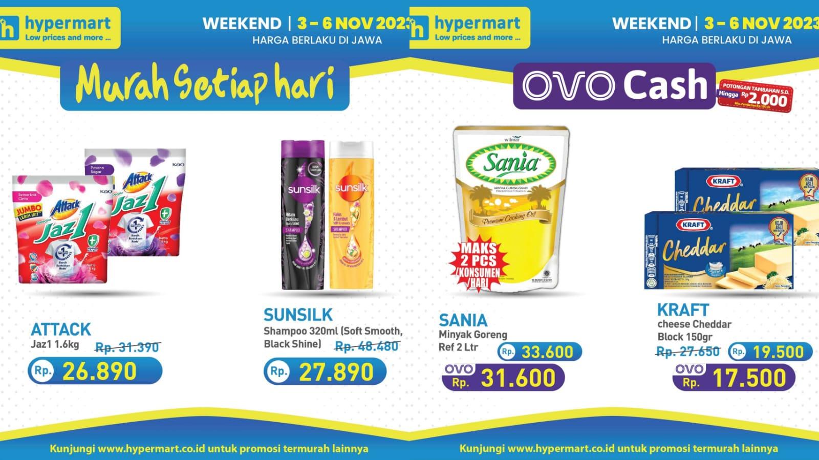 DISKON! Promo JSM Hypermart Hari Ini 3 November 2023, Minyak Goreng Sania Rp 33.600, Lux Rp 27.790